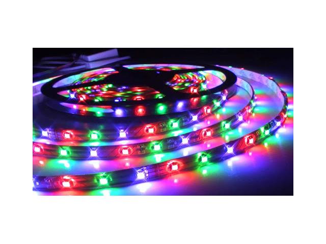 Photo DES ROULEAUX GUIRLANDES LED LUMINEUSES AUX COULEURS DIVERSES DE 100 m. image 4/4