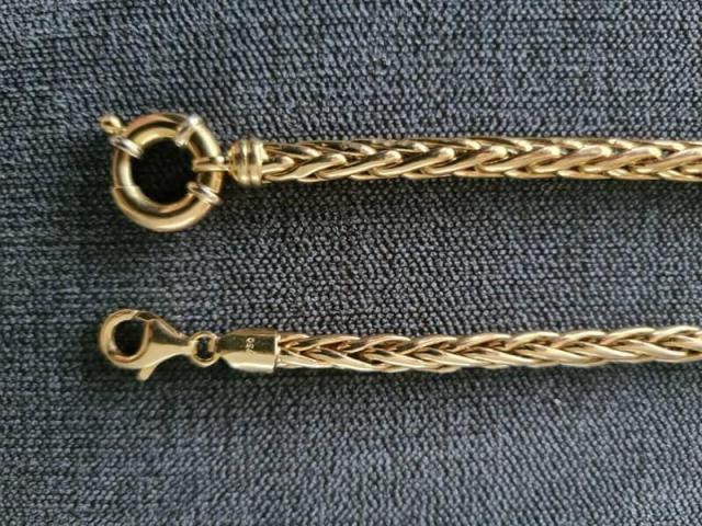 Photo Ensemble bracelet et collier en Or jaune 18k image 4/4