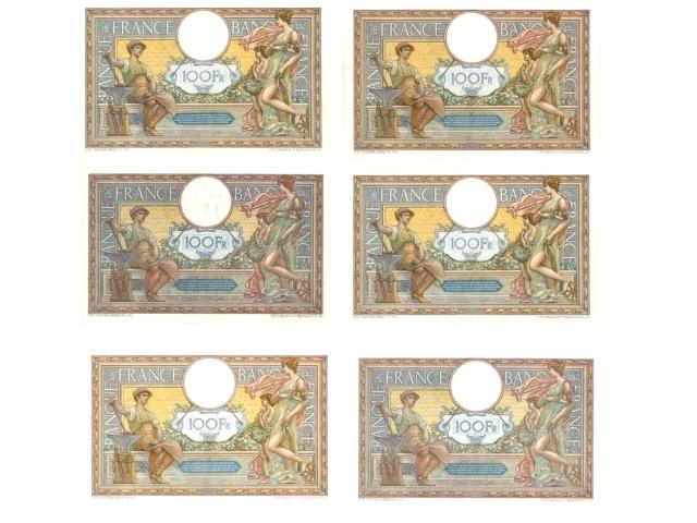 Photo F 23 RARE LOT 12 BILLETS 100 F LOM DATES RARES image 4/4