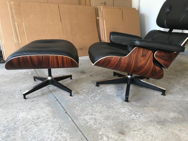 Photo Fauteuil lounge et pouf Herman Miller Charles Eames Santos image 4/4