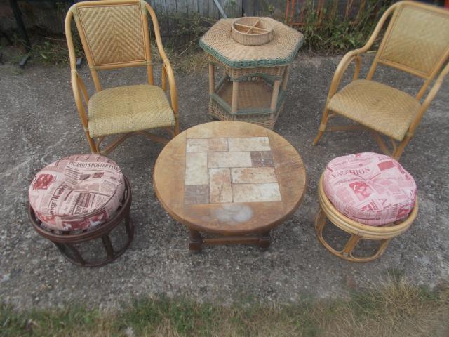 Photo fauteuils meuble etc en rotin faire prix image 4/5