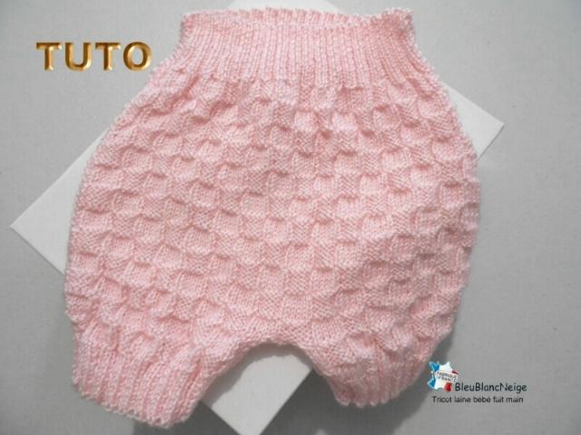 Photo Fiche tricot bebe, robe et bloomer ou culotte bb, explications pdf image 4/4