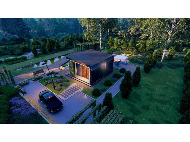 Photo Frame Panel Modular House with 22.7 m² Terrace image 4/5