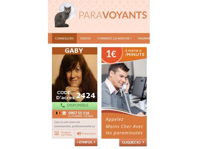 Photo Gaby vous conseille: 0907.55.116 code:2424 1.75/mn) image 4/4