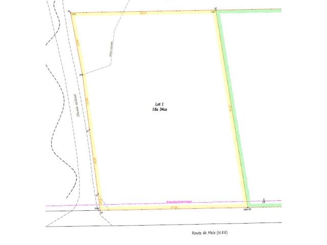 Photo Gaume 6769 Gérouville : terrain à batir, 18a 34ca. image 4/4