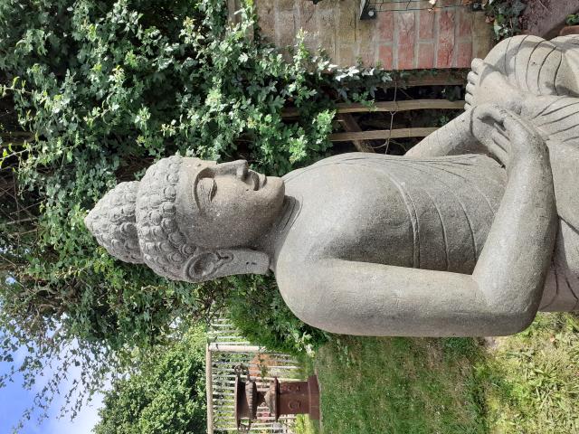 Photo GRAND BOUDDHA A LA MEDITATION EN PIERRE NATURELLE image 4/6