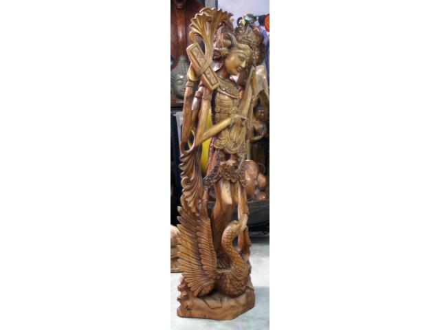 Photo grande statue de la déesse Sita - H: 155 cm image 4/4
