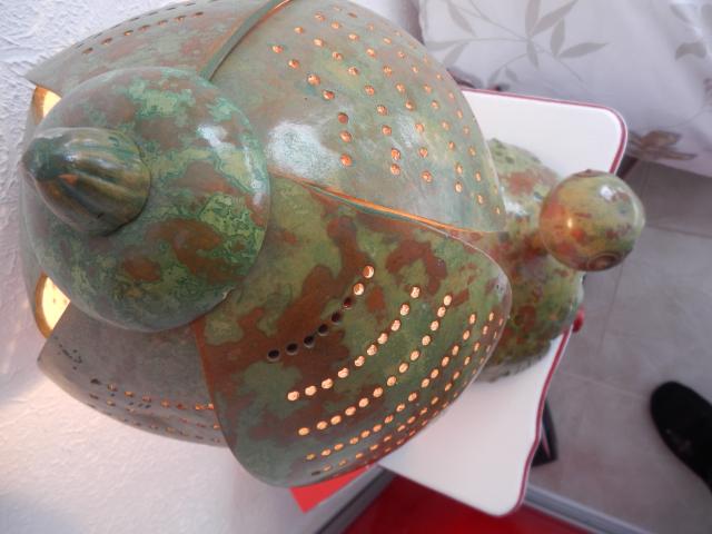 Photo lampe à poser Forme tortue verte sous ombrelle image 4/6