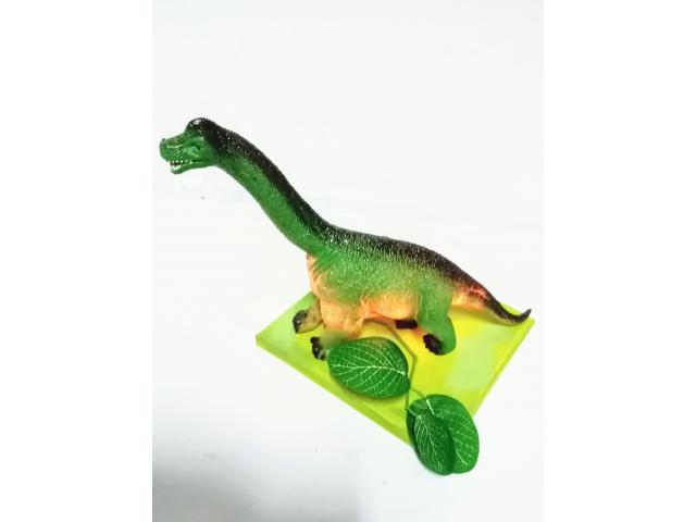 Photo lampe dinosaure, veilleuse brachiosaure vert image 4/5