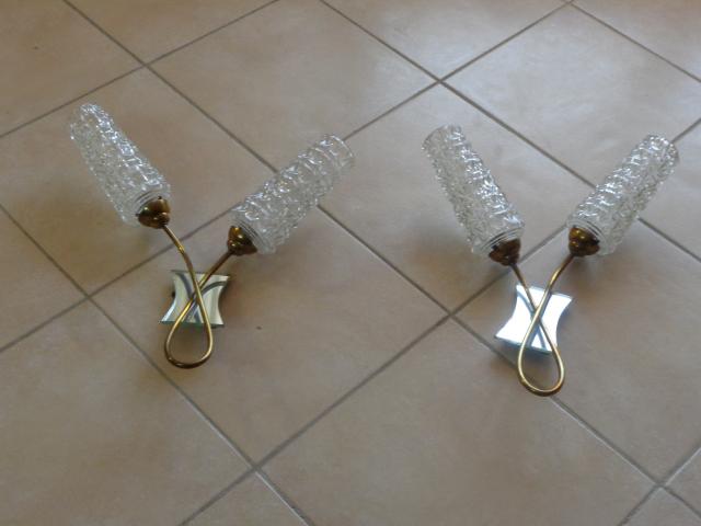 Photo lustre de sale a mange ou de salon et appliques image 4/5