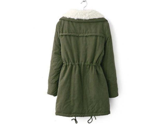 Photo Manteau d'hiver fashion en coton rembourée pour femme - 2 couleurs image 4/4