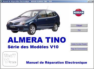 Photo Manuel atelier Nissan Almera Tino Séries V10  - FR image 4/4