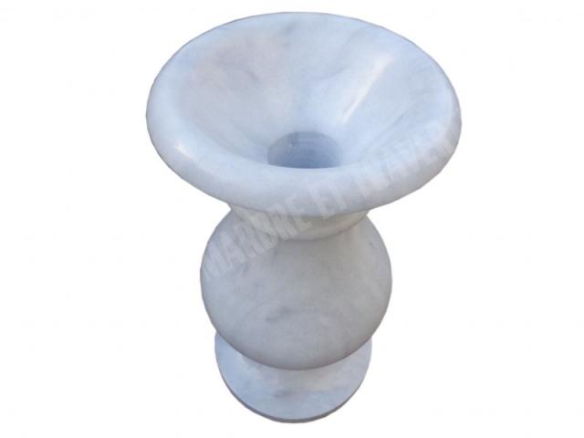 Photo Marbre Blanc Vase 60 cm image 4/5