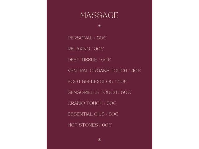 Photo Massage Sensoriel bien-être / Deep tissue / déconnexion image 4/4