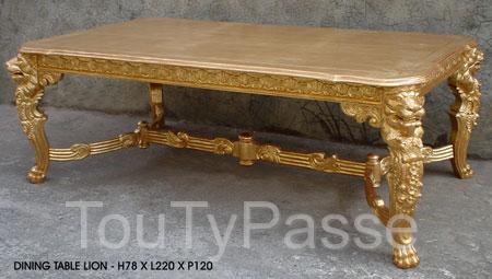 Photo meuble de style en acajou salle à manger baroque image 4/6