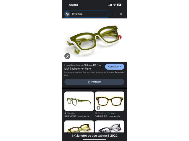 Photo Monture de lunette Sabine B idol image 4/6