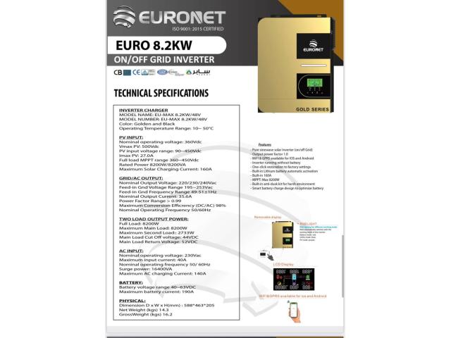 Photo ONDULEURS SOLAIRES HYBRIDES EURONET image 4/5