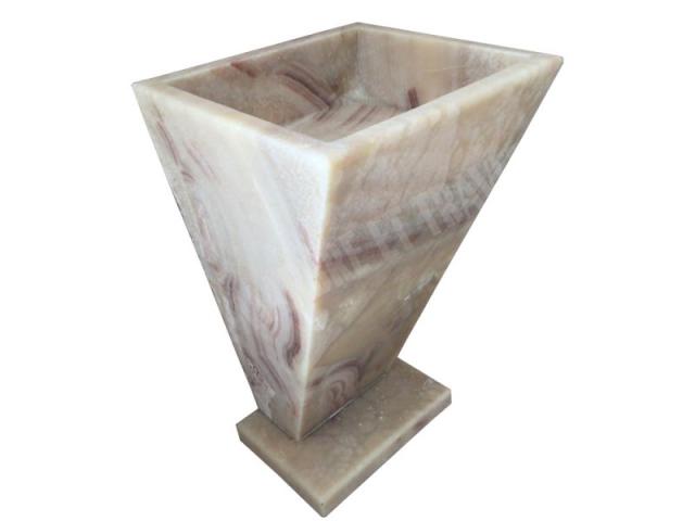 Photo Onyx Miel Piédestal Vasque 50x45 cm image 4/5