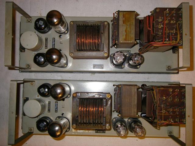Photo Paire d'amplificateurs de puissance à lampes Maihak B-V44B image 4/4