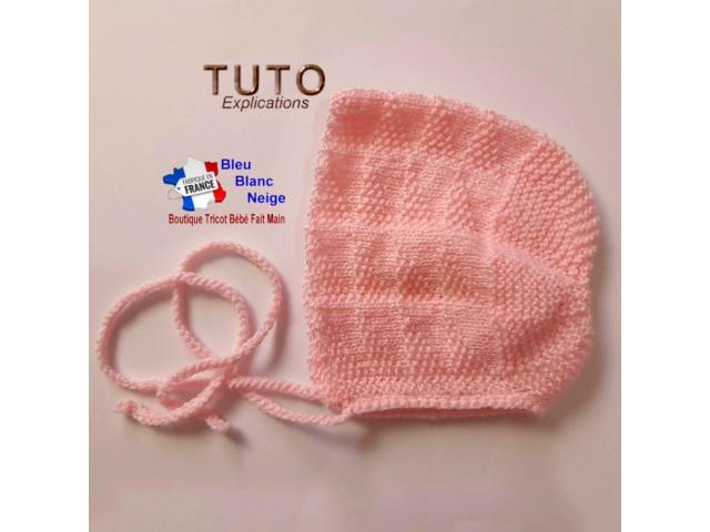 Photo Patron à tricoter modèle layette tricot bébé explications PDF image 4/6