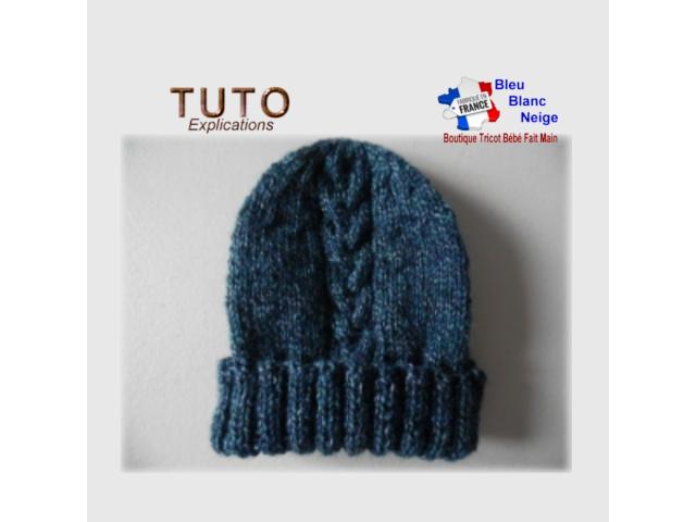 Photo Patron layette à tricoter Gilet bébé Irlandais bonnet chaussons bb image 4/6