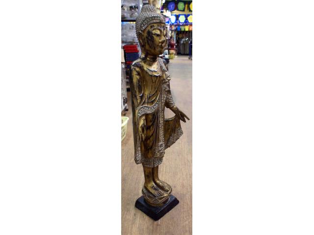 Photo petite statue de Bouddha debout - H: 77 cm image 4/4