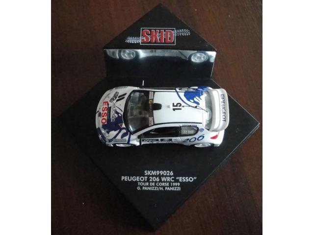 Photo Peugeot 206 WRC Esso tour de Corse 1999 Skid 1/43 image 4/6