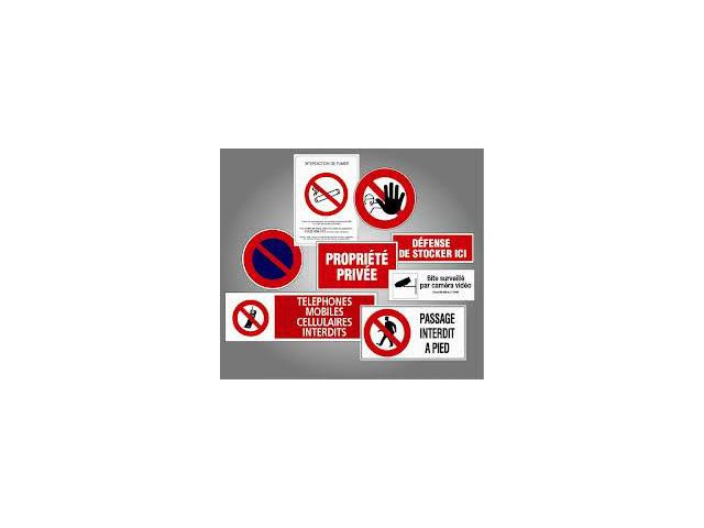 Photo Plaque signalisation  Maroc .panneaux de sécurité, plaques d'évacuation ,panneaux interdiction de fu image 4/4