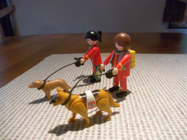 Photo Playmobil 4227: Secouristes/chiens sauveteurs avec boite cf. photos image 4/6