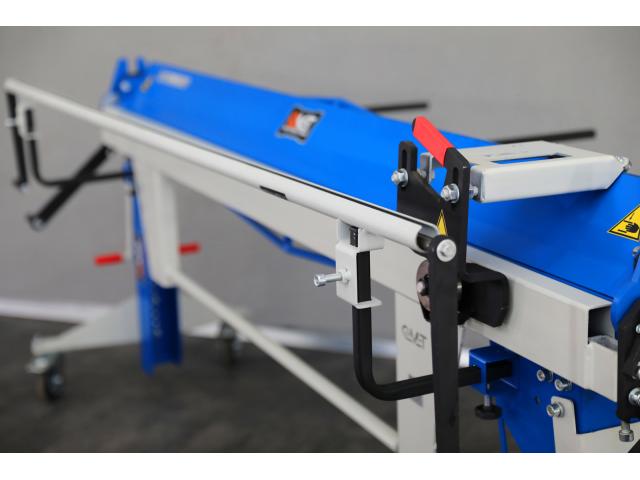 Photo Plieuse de tôle OLMET M40X2200 avec cisaille rotative+boudineuse 2m+finisseur de joint+roues de tran image 4/6