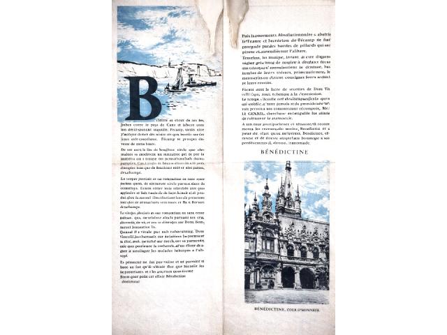 Photo Pop-up Bénédictine Vintage ❖ 18,5 x 13,5 cm ❖ ~ 1930 image 4/6