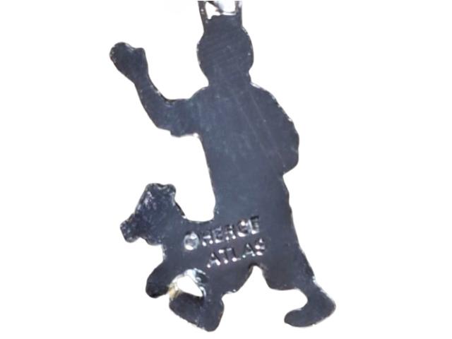 Photo Porte-clé vintage Tintin et Milou se promènent image 4/4