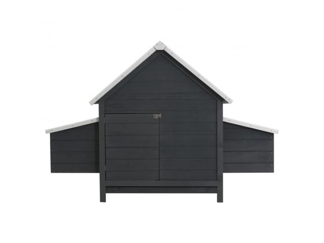 Photo Poulailler Chamonix gris ABRI POULE xxl MAISON POULE coq caille volaille basse cour poulailler gris image 4/4