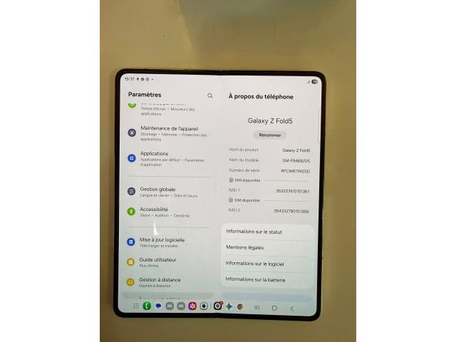 Photo Samsung galaxy ZFold 5 image 4/6