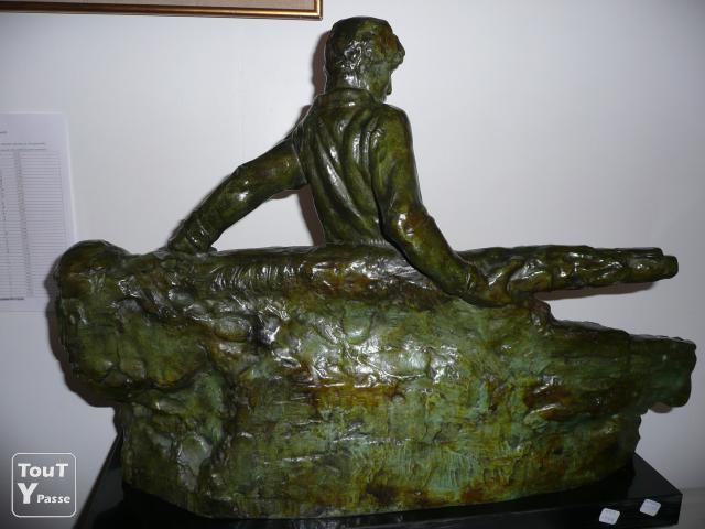 Photo Sculpture en bronze de Victor Demanet, très grande image 4/4