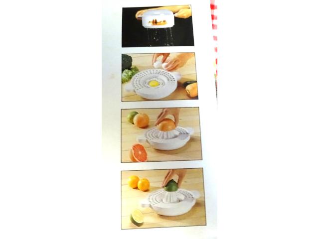 Photo set Cook Ware avec presse citron, oranges, séparateur œufs, râpe, et spirale a concombre image 4/5
