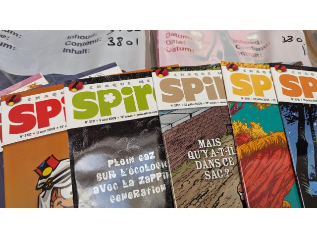 Photo Spirou magazine, 2027 exemplaires en bon état (2100 à 4268) image 4/4