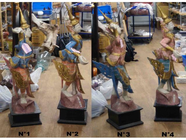 Photo statue couple de danseuses Thaïlandaises - H: 134 à 138 cm image 4/4