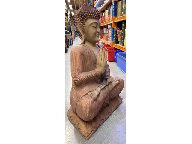 Photo Statue de Bouddha assis 2 couleurs - H: 63 cm image 4/4