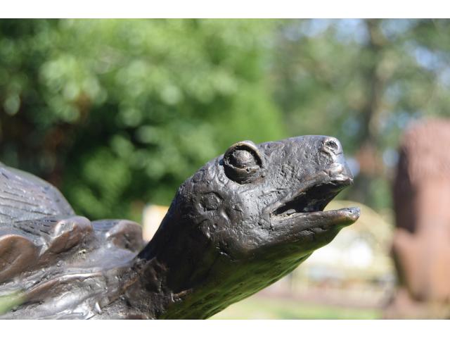 Photo Statue en bronze (la tortue) image 4/6