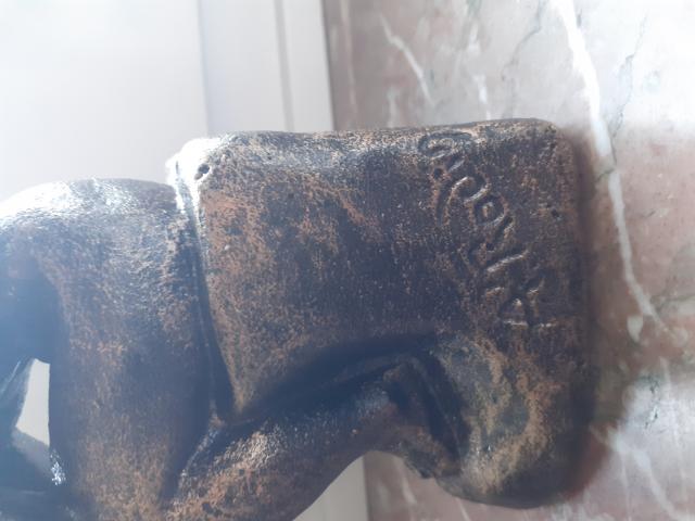 Photo STATUE EN FONTE PATINEE BRONZE (le penseur de Rodin) image 4/6