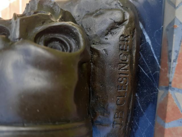 Photo SUPERBE BRONZE ANIMALIER (le hibou et la tête de mort) image 4/6