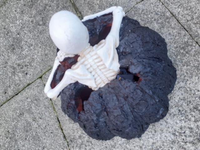 Photo SUPERBE CITROUILLE D'HALLOWEEN EN POLY RESINE image 4/6
