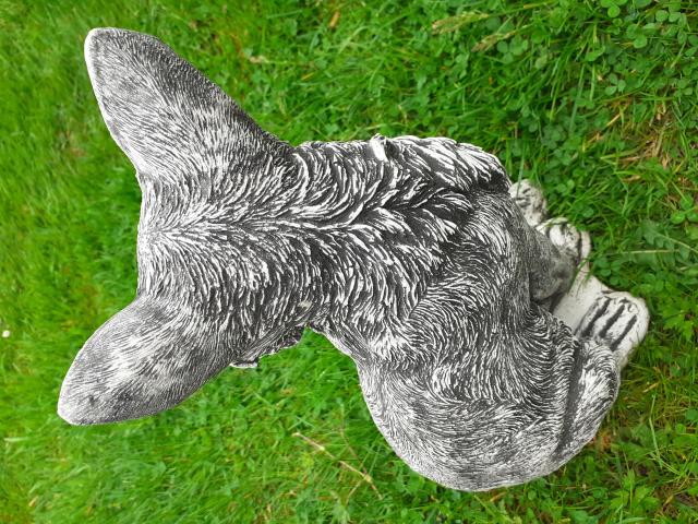 Photo SUPERBE RENARD EN PIERRE RECONSTITUEE image 4/6