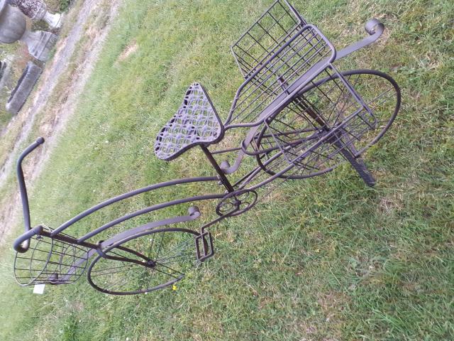 Photo SUPERBE SUPPORT PLANTES EN FER FORGE PATINE image 4/6