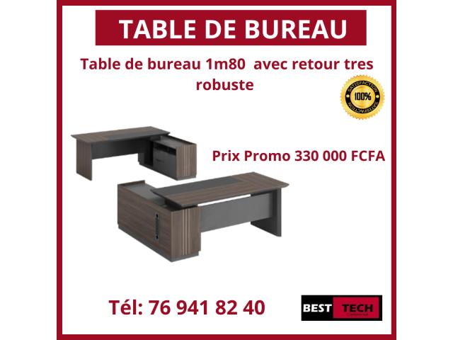 Photo TABLE & FAUTEUIL DE BUREAU DE QUALITE A VENDRE image 4/4