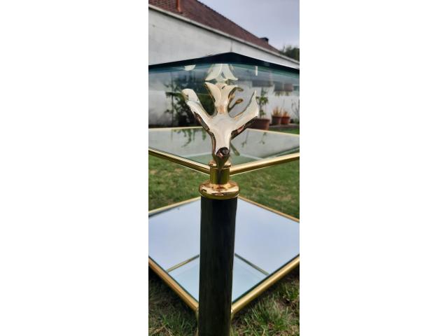 Photo table basse composé de 3 plateaux en verre image 4/6