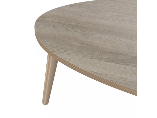 Photo Table basse ovale chêne table basse design table basse moderne table basse design table basse contem image 4/4
