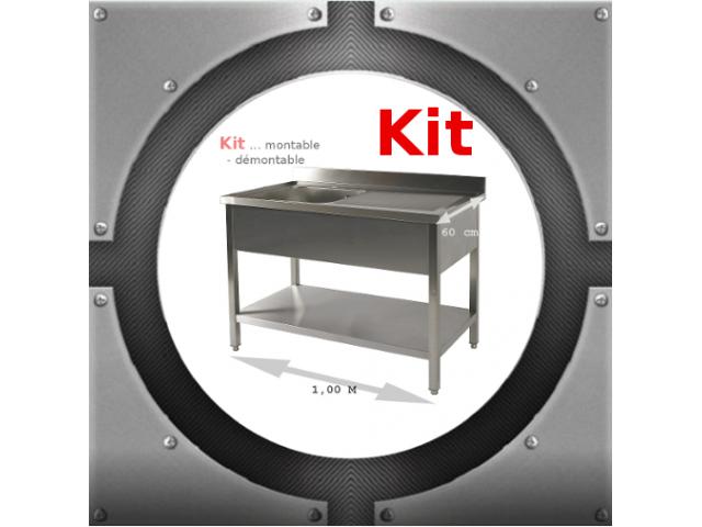 Photo Tables et plonges inox en KIT pour un confort Top chef. image 4/6