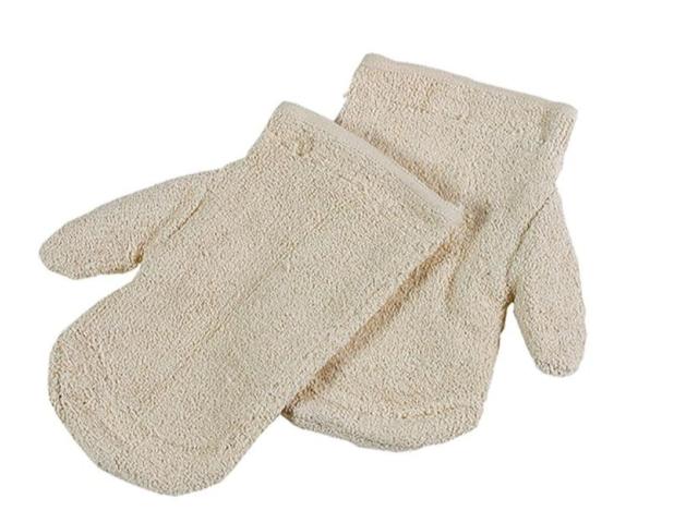 Photo Terry Glove, Terry Mitten, Cotton Terry Double Palm Glove, Bakery Terry Glove image 4/4